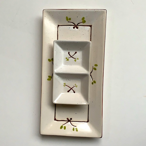 NWB Japanese Minoya Platter & Dipping Set Entertaining Home - Picture 9 of 13